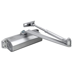 UNION J-CE3F-SIL CE3F Fixed Size 3 Rack & Pinion Door Closer Silver