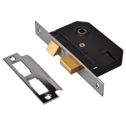 UNION ES-SL Essentials 3 Lever Mortice Sashlock Chrome 79mm 3in Visi