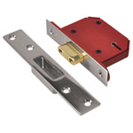 UNION StrongBOLT 2105S Stainless Steel 5 Lever Mortice Deadlock Visi 68mm 2.5in