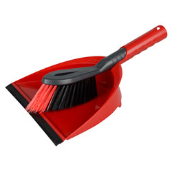 Vileda 141742 2-in-1 Dustpan and Brush Set