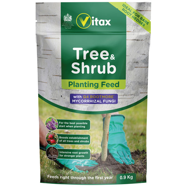 Vitax 6TPF901 Tree &amp; Shrub Planting Feed 0.9kg Pouch