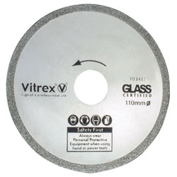 Vitrex 103417 Glass Diamond Blade 110mm