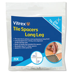 Vitrex LLS3250 Long Leg Spacer 3mm (Pack 250)