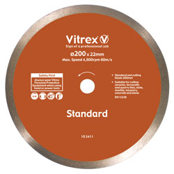 Vitrex 103411 Standard Diamond Blade 200mm