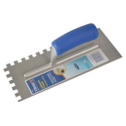 Vitrex 102954 Notched Adhesive Trowel Square 10mm Soft Grip Handle 11 x 4.1/2in