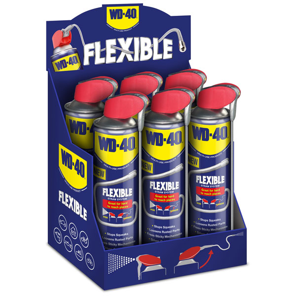 WD-40® 44955 Multi-Use with Flexible Straw 400ml (Case of 6)
