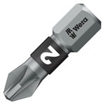 Wera 05056722001 855/1 BTZ BiTorsion Pozidriv Bits Extra Tough PZ2 x 25mm Pk10