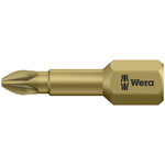 Wera 05056910001 855/1 TH Pozidriv Torsion X Hard Insert Bits PZ1 x 25mm Pk10