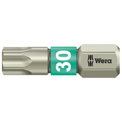 Wera 05071037001 3867/1 TS TORX Torsion Stainless Insert Bit TX30 x 25mm