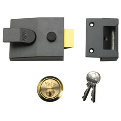 Yale Locks 89 Deadlock Nightlatch 60mm Backset DMG Finish Box