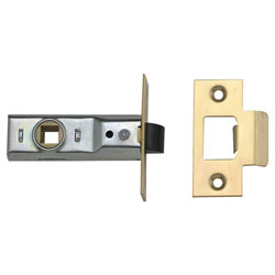 Yale Locks M888 Tubular Mortice Latch 64mm 2.5in Polished Brass Visi Pack of 1