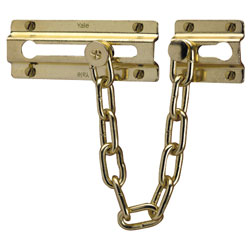 Yale Locks P1037 Door Chain Brass Finish