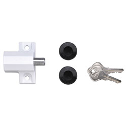 Yale Locks P114 Patio Door Lock Grey Finish Visi-pack