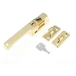 Yale Locks P115PB Lockable Window Handle Polished Brass Finish