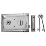 Yale Locks P334 Rim Lock Grey Finish 156 x 104mm Visi