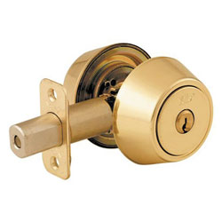 Yale Locks P5211 Security Deadbolt Polished Brass