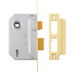 Yale Locks PM246 Internal 2 Lever Mortice Sashlock Polished Brass 67mm 2.5in