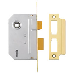 Yale Locks PM246 Internal 2 Lever Mortice Sashlock Polished Brass 80mm 3in