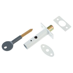 Yale Locks PM444 Door Security Bolt White Finish Visi of 1