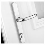 Yale Locks Retro Door Handle PVCu Polished Chrome Finish