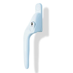 Yale Locks White Offset Locking PVCu Window Handle Left