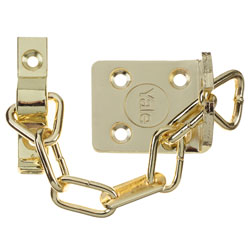 Yale Locks WS6 Security Door Chain - Electro Brass Finish