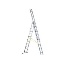 Zarges 44842 D-Rung Combination Ladder 3-Part 3 x 12 Rungs