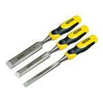Stanley 2-16-883 DYNAGRIP™ Bevel Edge Chisel with Strike Cap Set, 3 Piece