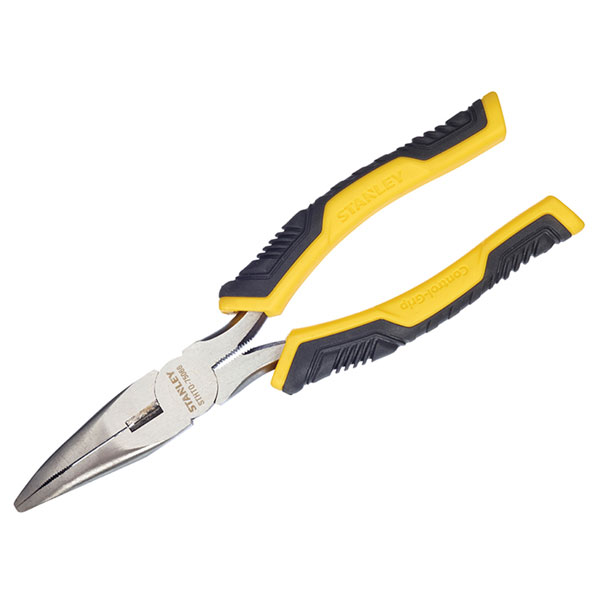 Click to view product details and reviews for Stanley Stht0 75065 Long Bent Nose Pliers Control Grip 150mm 6in.