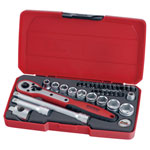 Teng T3834 Socket & Bit Set of 34 Metric 3/8in Drive