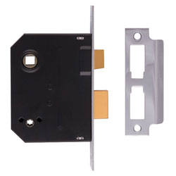 UNION J2294-PL-2.50 2294 Mortice Bathroom Lock Polished Brass 63mm 2.5in Box