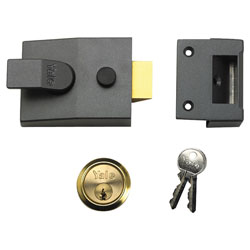 Yale Locks 91 Basic Nightlatch 60mm Backset DMG Finish Box