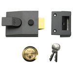Yale Locks 91 Basic Nightlatch 60mm Backset DMG Finish Box