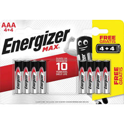 Energizer XMS22BATTAAA Battery Packs 4+4 AAA