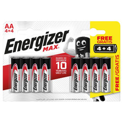 Energizer XMS22BATTAA Battery Packs 4+4 AA