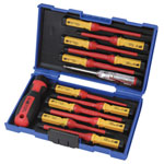 Faithfull FAISDVDES13I Interchangeable VDE Screwdriver Set, 13 Piece