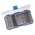 Faithfull XMS23LBITS 16 Piece Long Impact Bit Set in Case