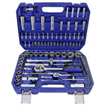 BlueSpot Tools 1579 1/2in & 1/4in Metric Socket Set, 94 Piece