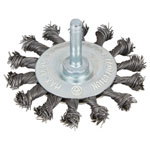 BlueSpot Tools 19223 Flat Twist Knot Wire Wheel 75mm