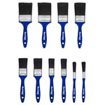 BlueSpot Tools 36018 Synthetic Workshop Paint Brush Set, 10 Piece
