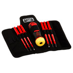 Bahco 808062 Insulated Ratcheting Screwdriver Set, 6 Piece