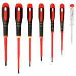 Bahco BE-9887S BE-9887S ERGO™ VDE Insulated Screwdriver Set, 7 Piece