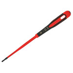 Bahco BE-8220SL ERGO™ Slim VDE Insulated Slotted Screwdriver 3.0 x 100mm