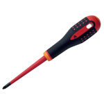 Bahco BE-8620SL ERGO™ Slim VDE Insulated Phillips Screwdriver PH2 x 100mm