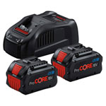 Bosch 1600A0214D ProCORE18V 5.5Ah Batteries & Charger Starter Kit 18V