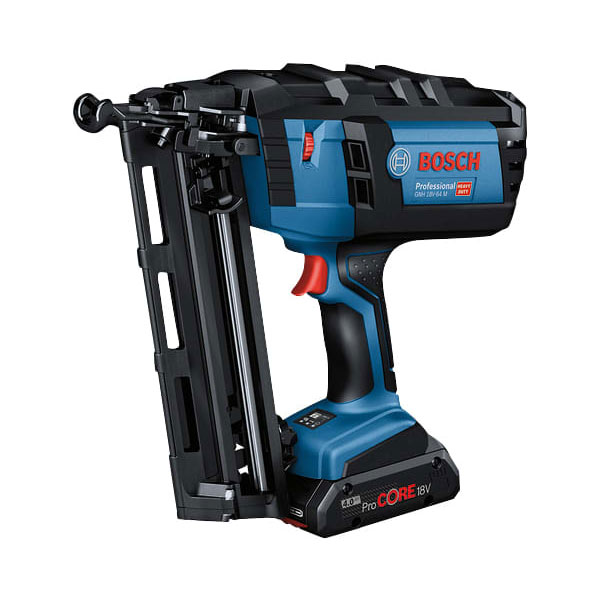 Bosch 601481070 Gnh 18v 64 M Prof Brad Nailer 18v 2 X 40ah Procor