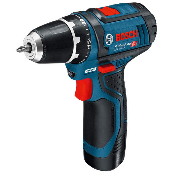 Bosch 060186817A GSR 12V-15 Professional Drill Driver 12V 2 x 2.0A...