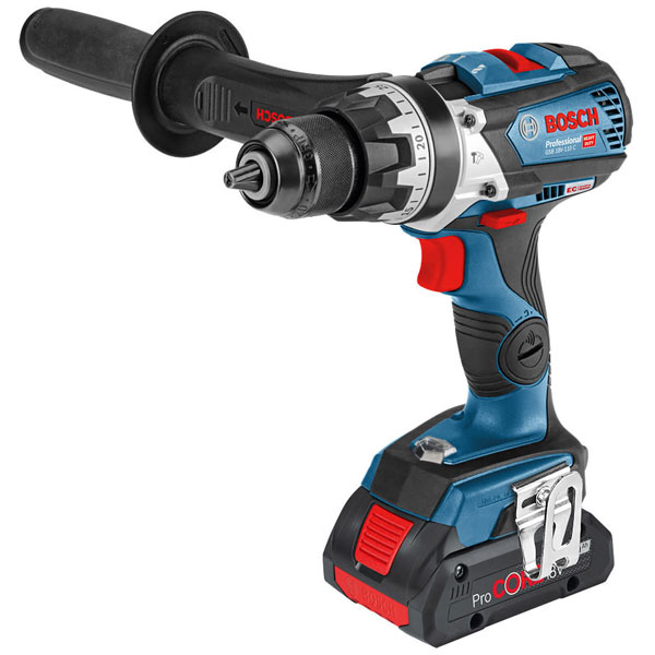 Click to view product details and reviews for Bosch 06019g0376 Gsb 18v 110c B L Combi Drill Kit 18v 2x40ah Proc.