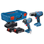 Bosch 06019G5172 Professional Twin Pack 18V 2 x 2.0Ah Li-ion