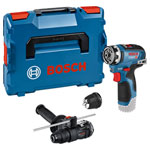 Bosch 06019H300B GSR 12V-35 FC Pro FlexiClick DrillDriver +2 Attach 12VBare Unit